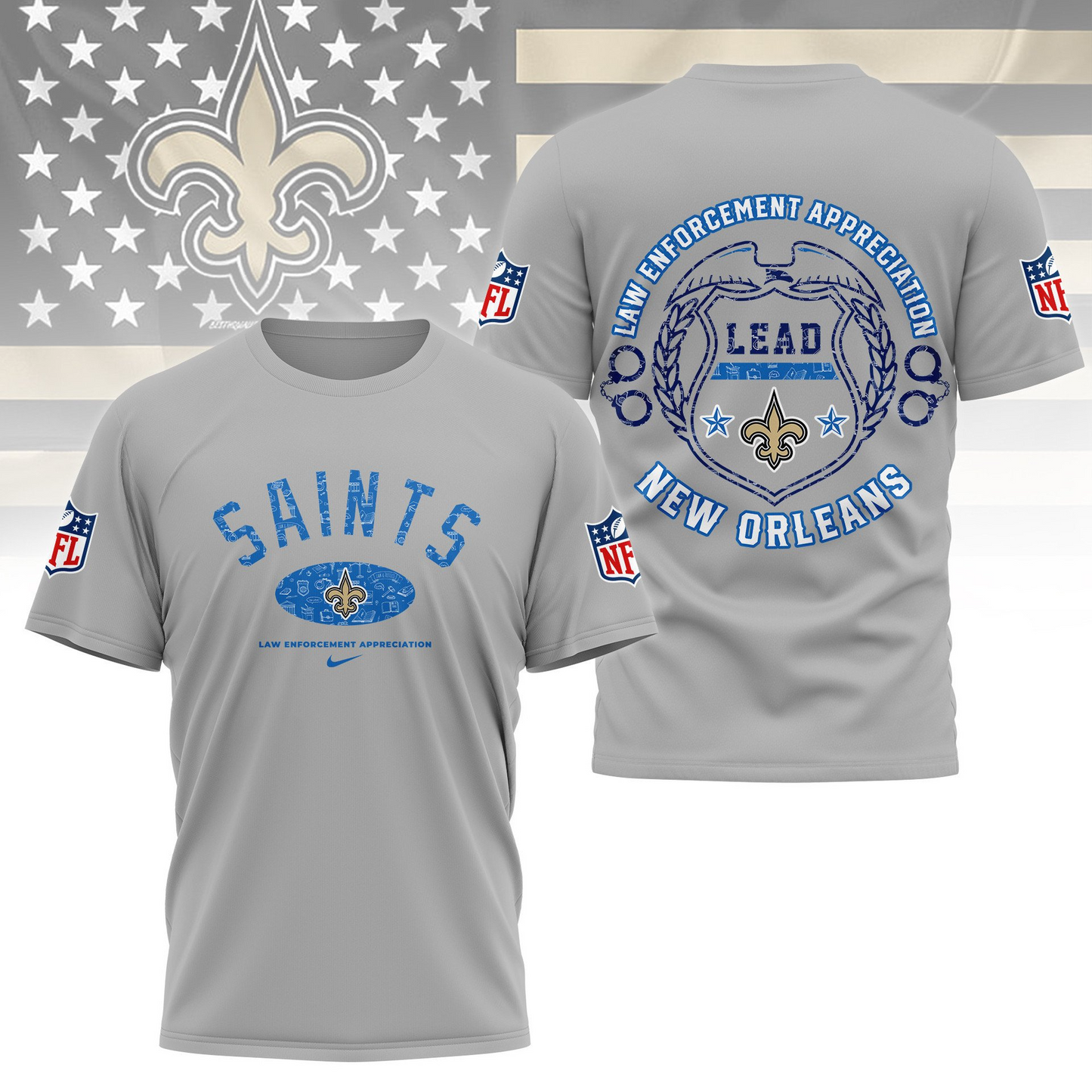 NOS Premium Law Appreciation Month 3D Shirt DDT CTND