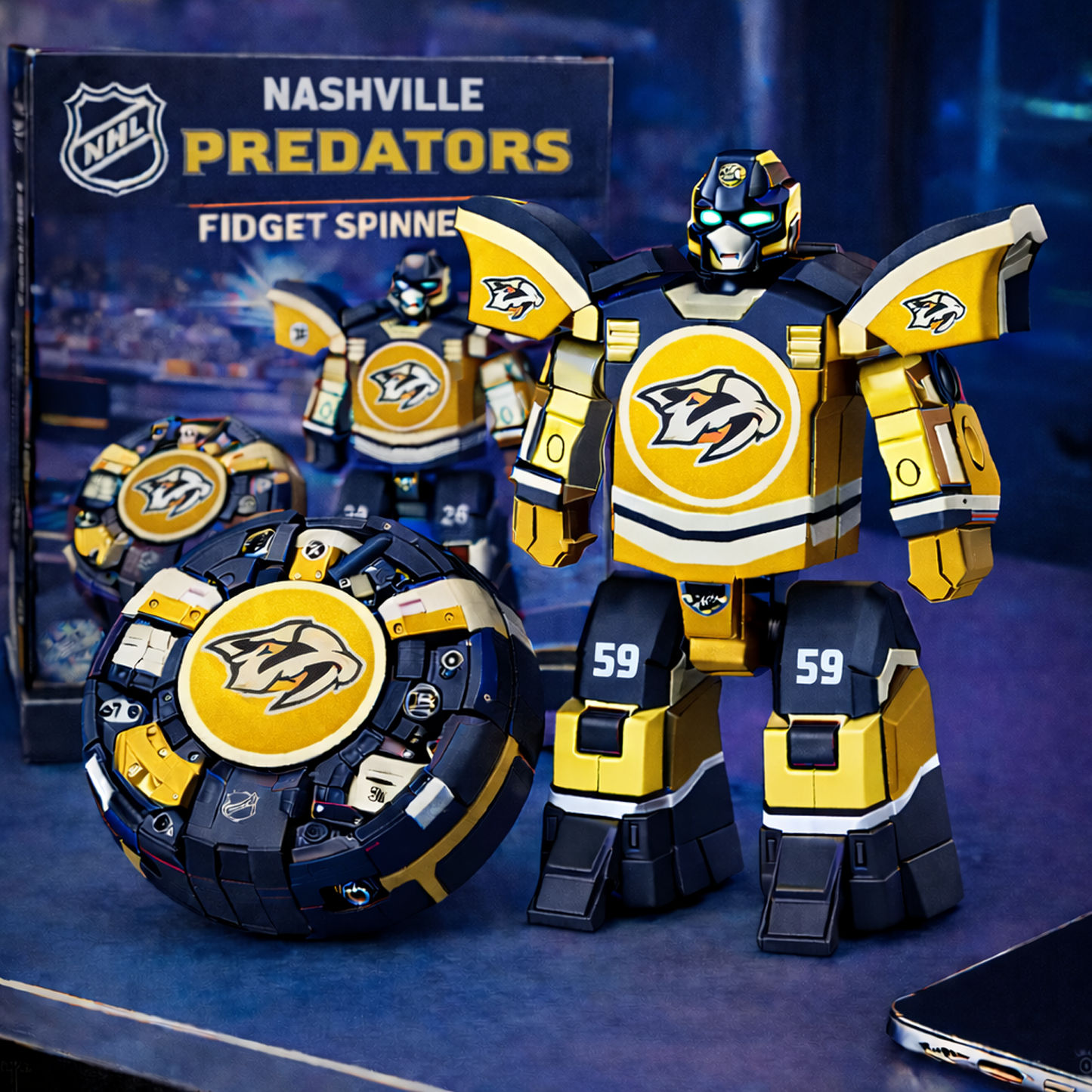 NSH x NHL Fidget Spinner DatND DVT