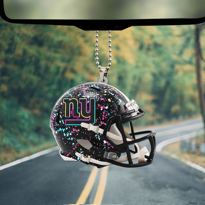 NYG x NFL Custom Shape 2-sided Car Ornament DATND TANTD