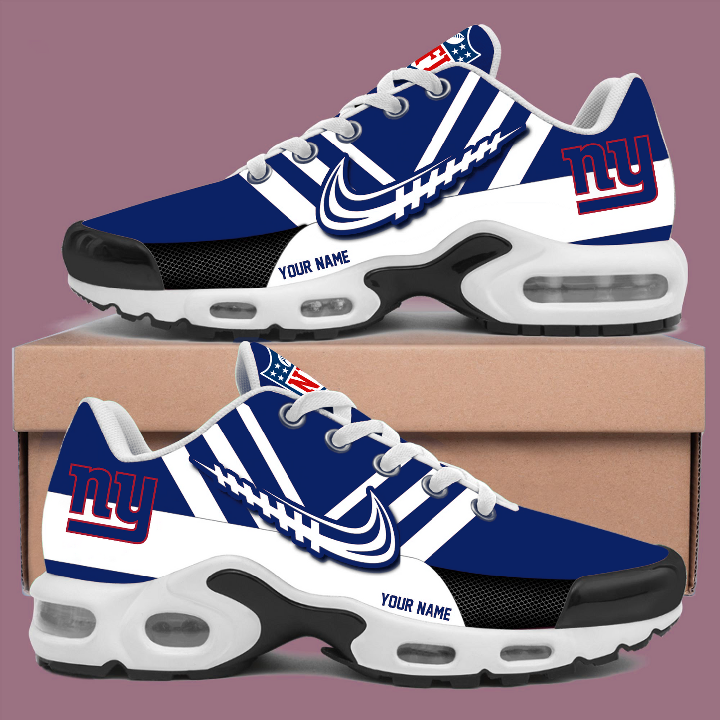 NYG x NFL Personalized Air Max Plus Sneakers DATND TANTD