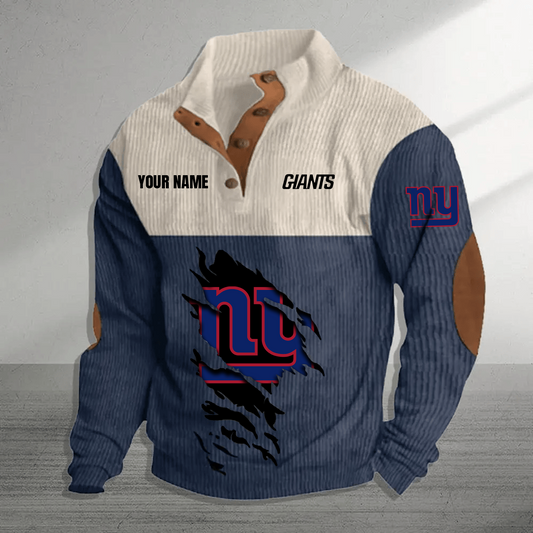 NYG x NFL Premium Personalized Game-Day Pullover DATND TANTD
