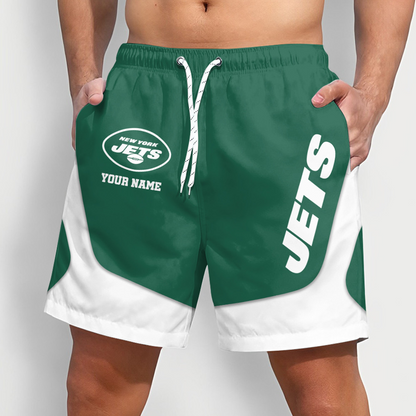 NYJ  x NFL Team Special Short Pants For Men Custom Name Gifts DATND TANTD25