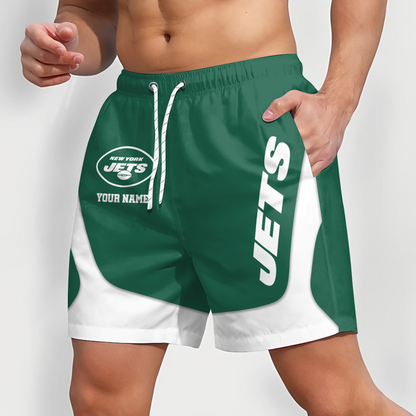 NYJ  x NFL Team Special Short Pants For Men Custom Name Gifts DATND TANTD25