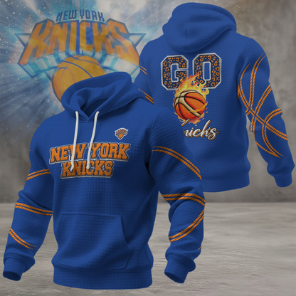 NYK Premium NBA Fan Waffle Hoodie DDT CTND