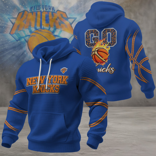 NYK Premium NBA Fan Waffle Hoodie DDT CTND