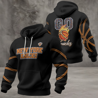 NYK Premium NBA Fan Waffle Hoodie DDT CTND