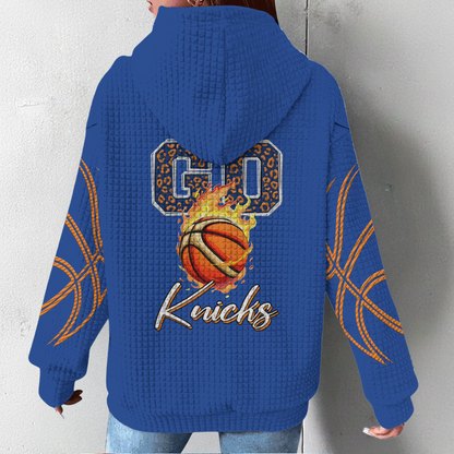NYK Premium NBA Fan Waffle Hoodie DDT CTND