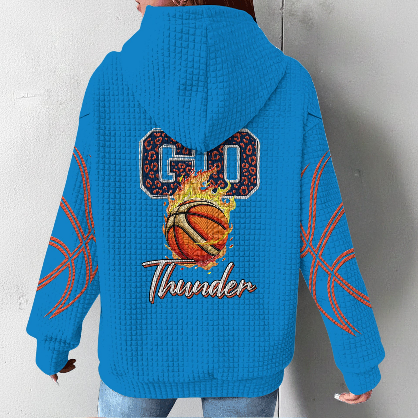 OCT Premium NBA Fan Waffle Hoodie DDT CTND