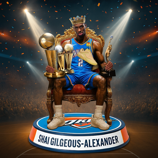 OKC Shai Gilgeous-Alexander MVP Acrylic Plaque DatND DVT