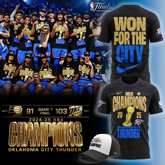 OKC Thunder Up NBA Champions 2025 Basketball V6 DATND TANTD