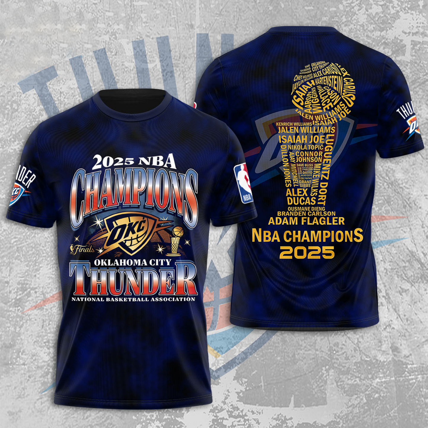 OKC - 2025 NBA Champions V11 DATND TANTD