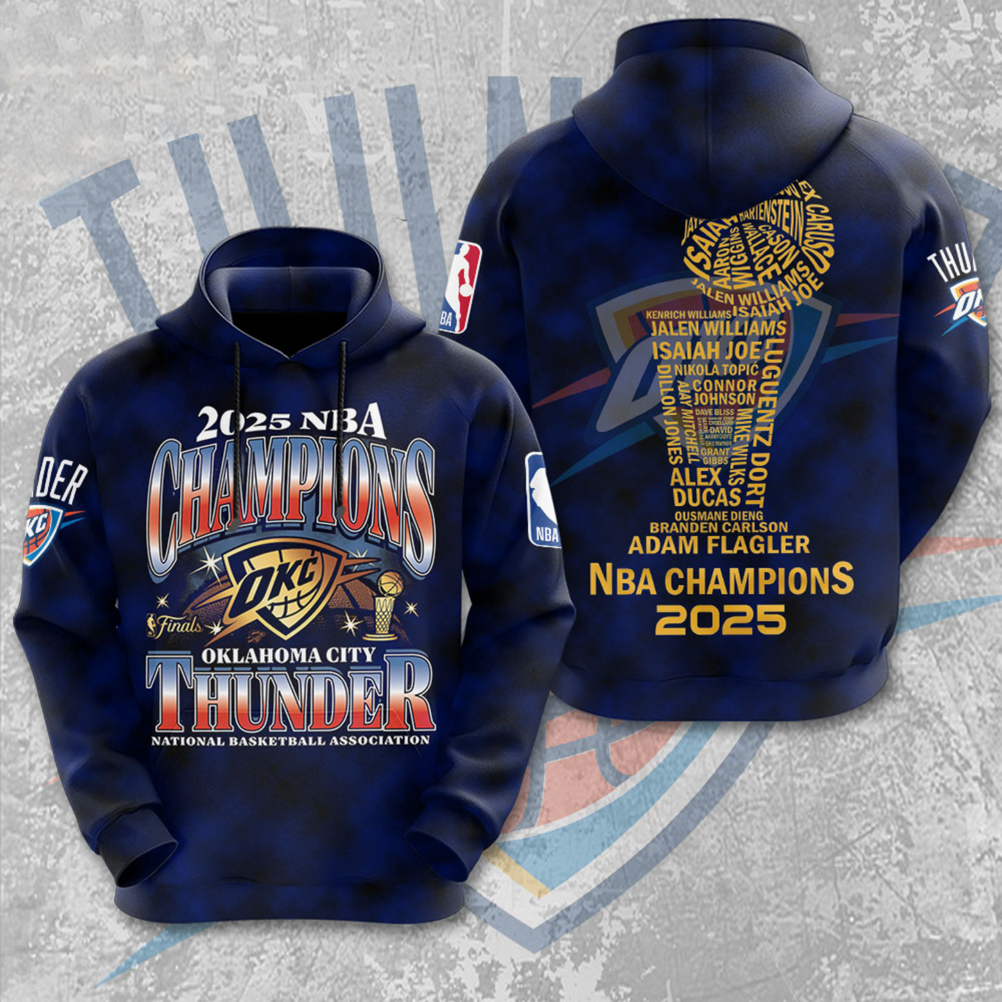 OKC - 2025 NBA Champions V11 DATND TANTD