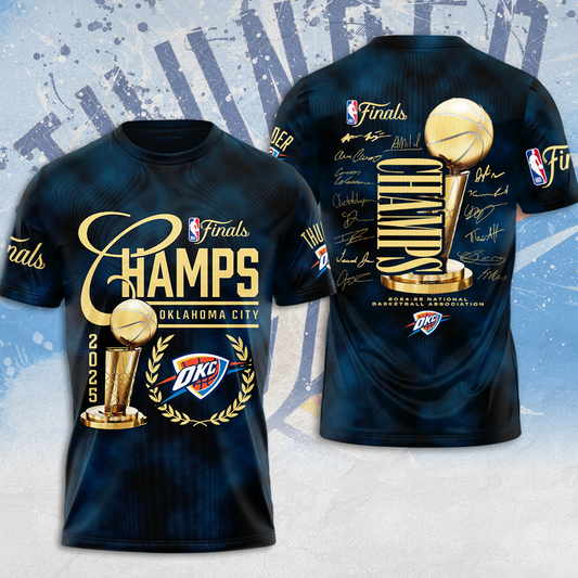 OKC - 2025 NBA Champions V14 DATND TANTD