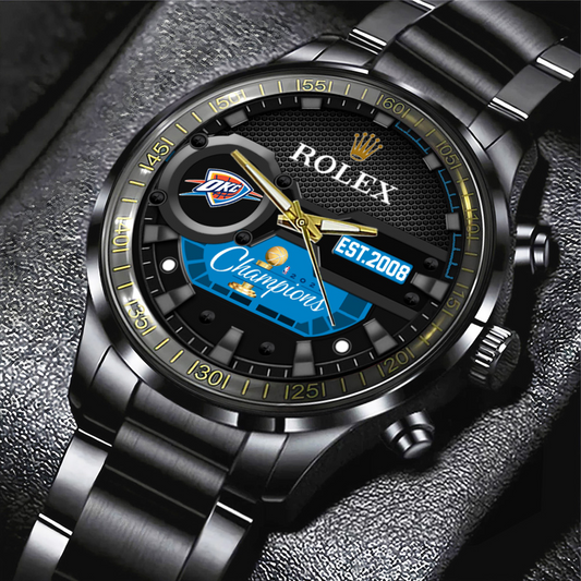 OKC x RL Black Stainless Steel Watch V1 DATND TANTD