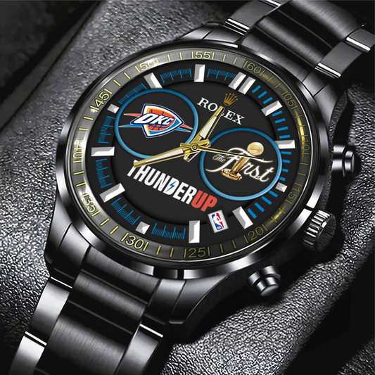 OKC x RL Black Stainless Steel Watch V2 DATND TANTD