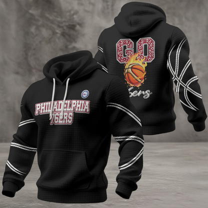 P76 Premium NBA Fan Waffle Hoodie DDT CTND