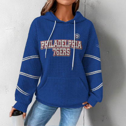 P76 Premium NBA Fan Waffle Hoodie DDT CTND