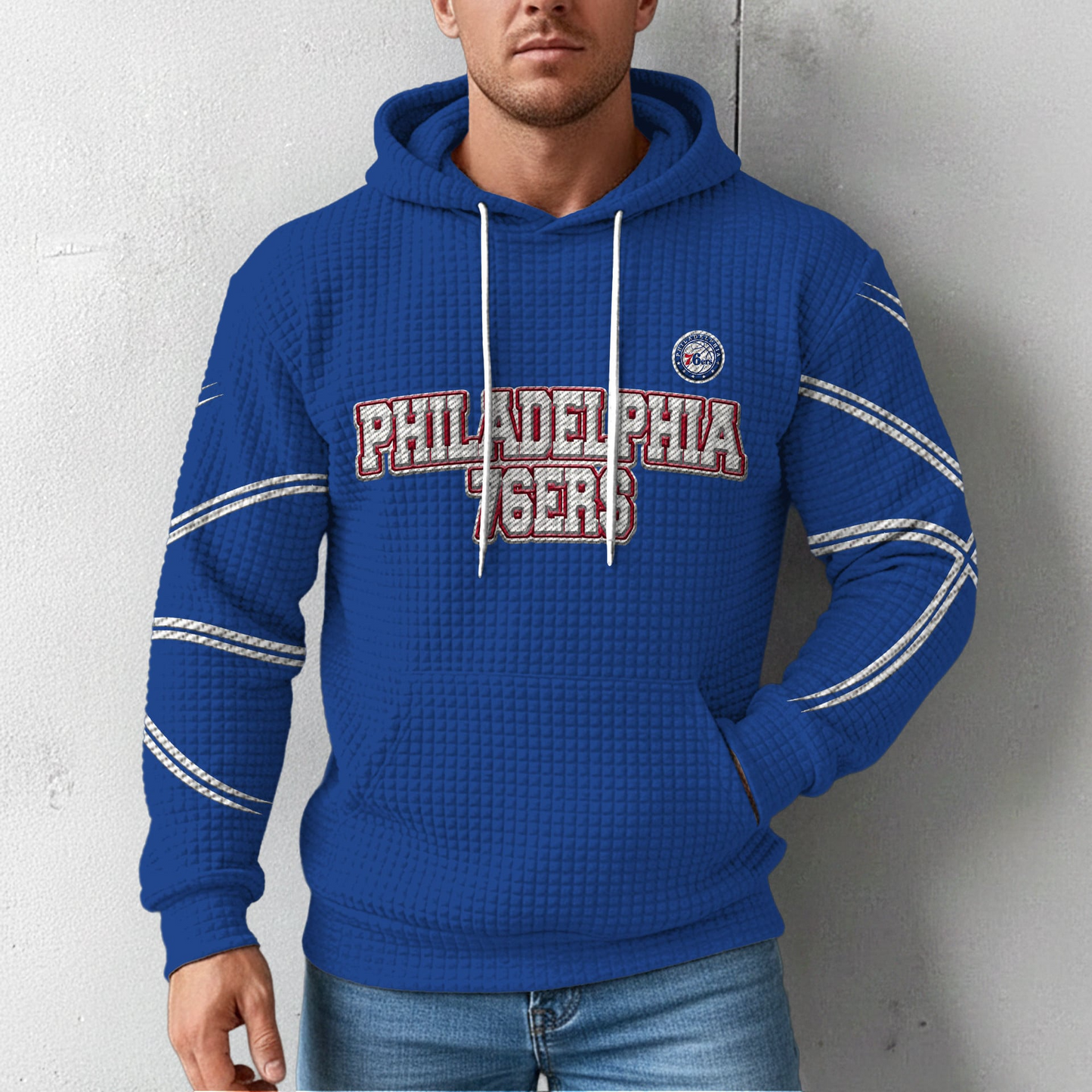 P76 Premium NBA Fan Waffle Hoodie DDT CTND