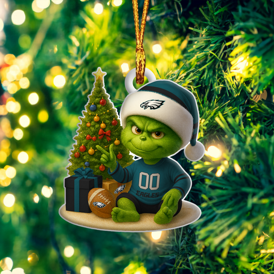 PE NFL x Grinch Premium Ornament DDT NTL