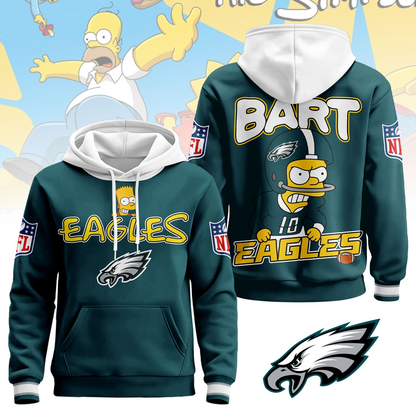 PE Premium NFL Bart Simpson Hoodie DDT NTL
