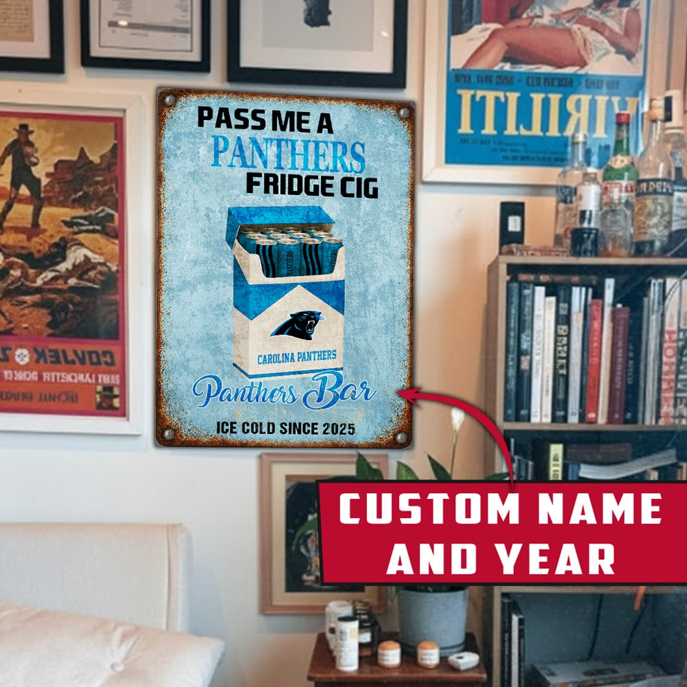 Personalized CP x NFL Vintage Fridge Cig Metal Sign DDT NTL