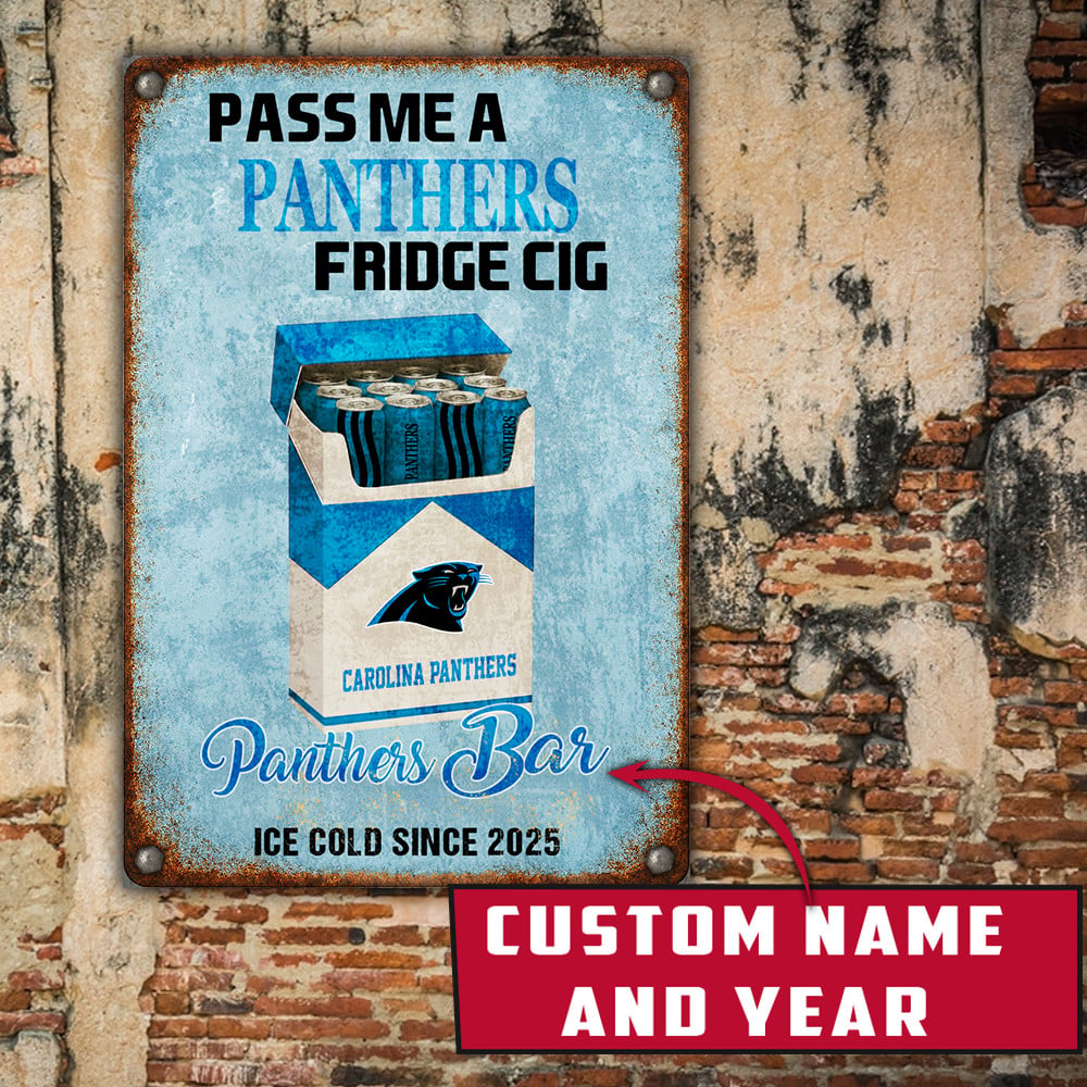 Personalized CP x NFL Vintage Fridge Cig Metal Sign DDT NTL