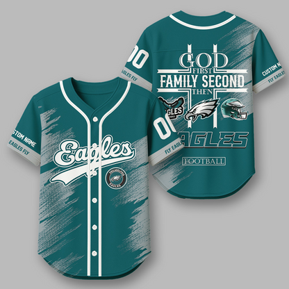 PHI x NFL Premium NFL Baseball Jersey DATND TANTD