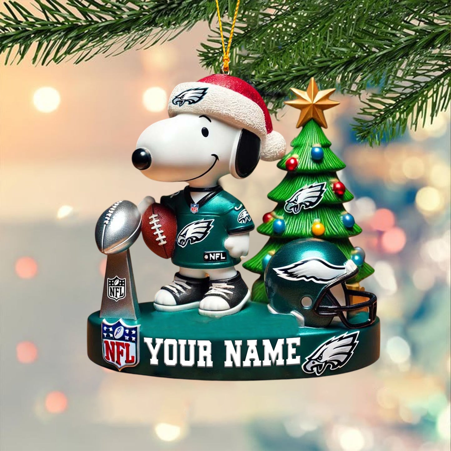 PHI x SNP Custom Name Acrylic Flat Ornament CXTruong NHM