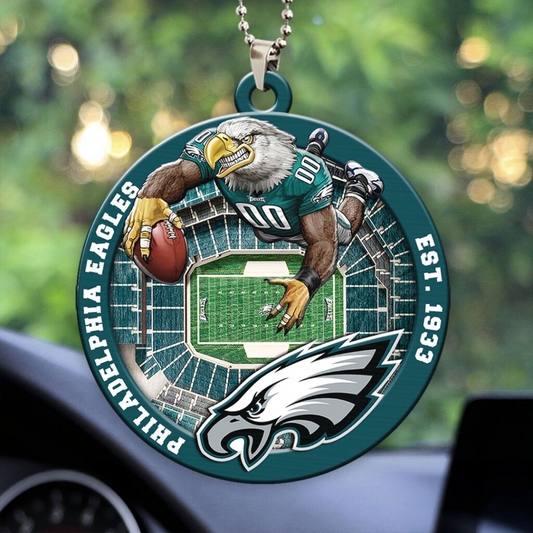 Philadelphia Eagle Car Ornaments NDT
