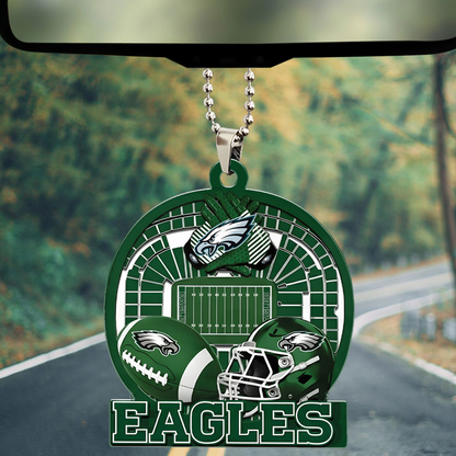 PHILADELPHIA EAGLES ORNAMENT CAR NDT