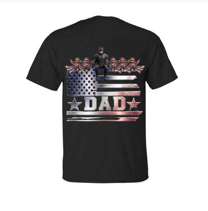 Premium Personalized Daddy and Son Superhero Shirt V1 NMD TTV