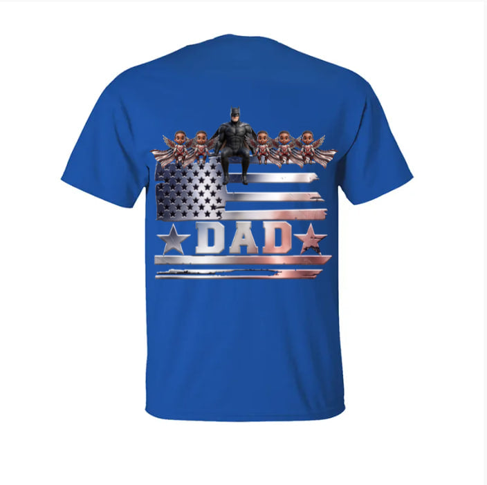 Premium Personalized Daddy and Son Superhero Shirt V1 NMD TTV