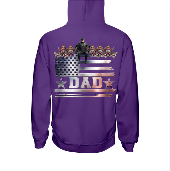 Premium Personalized Daddy and Son Superhero Shirt V1 NMD TTV