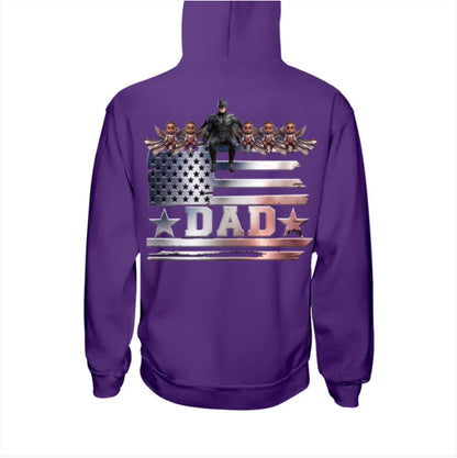 Premium Personalized Daddy and Son Superhero Shirt V1 NMD TTV