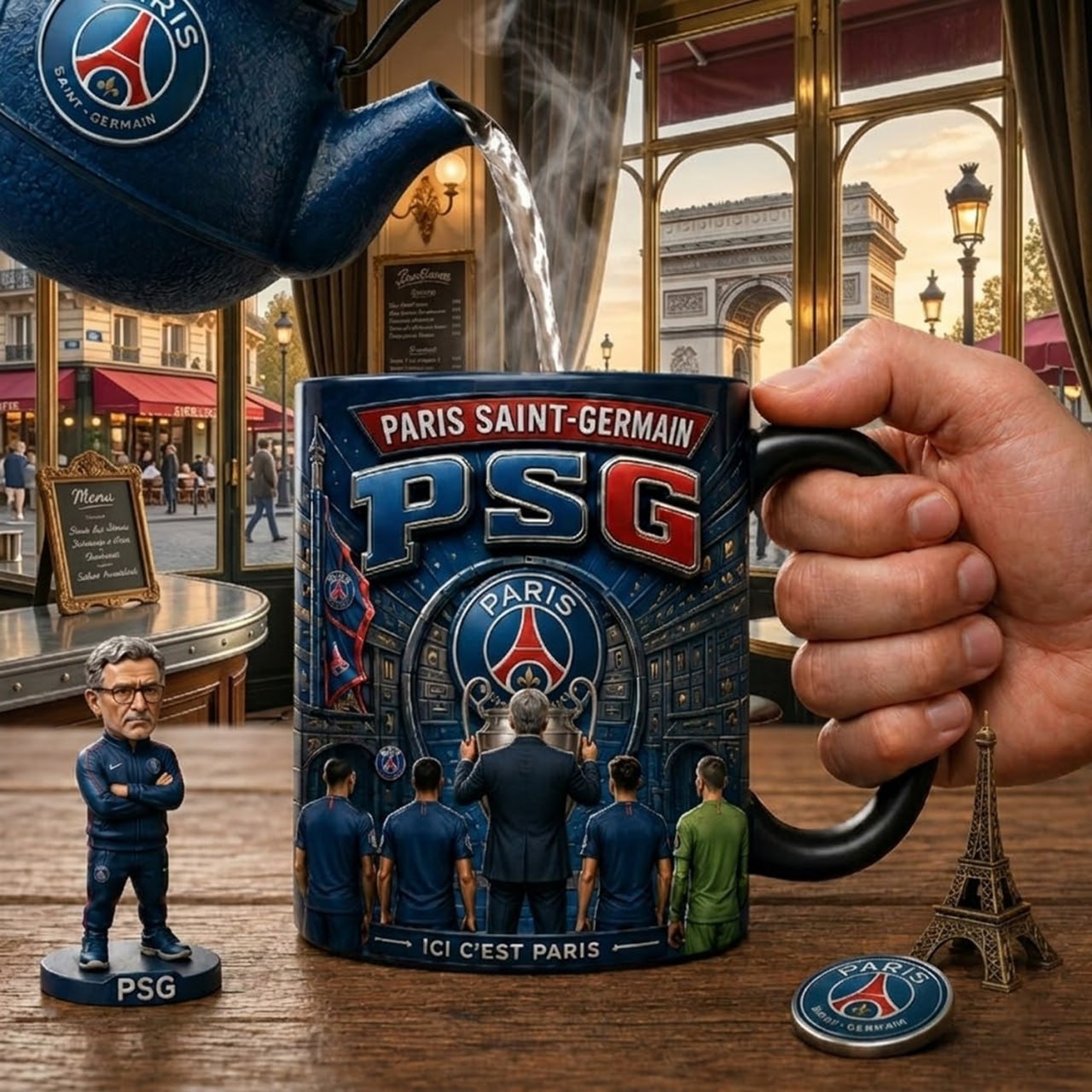Mug Héritage des Champions du Paris Saint-Germain 0106 NAK NHT