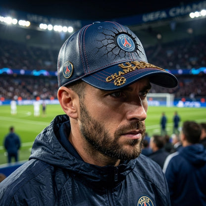 Le chapeau commémorant la victoire du Paris Saint-Germain en championnat 0106 NAK NHT