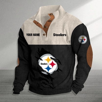 PIT x NFL Premium Personalized Game-Day Pullover DATND TANTD