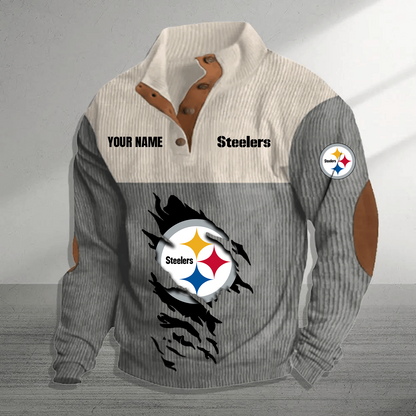 PIT x NFL Premium Personalized Game-Day Pullover DATND TANTD