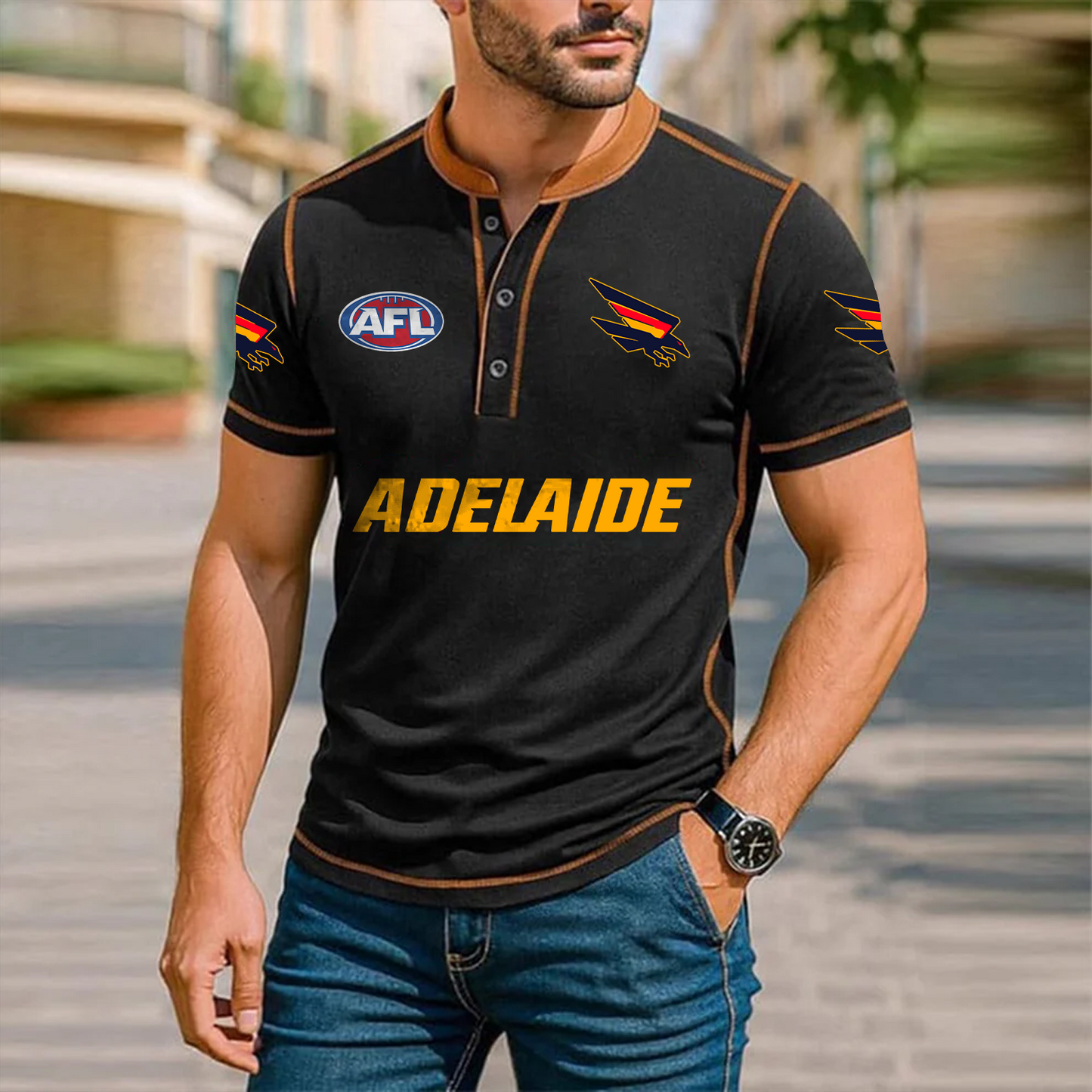 Premium AFL x ADE Polo Tshirt NDT TDT