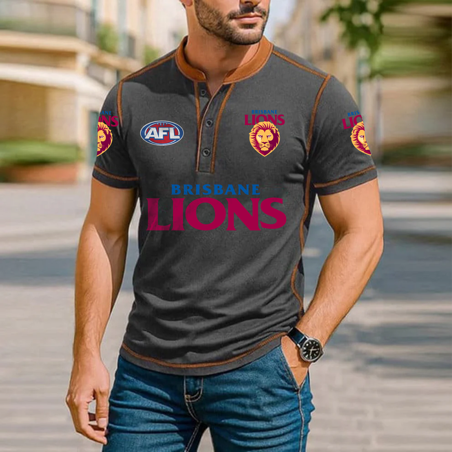 Premium AFL x BRI Polo Tshirt NDT TDT