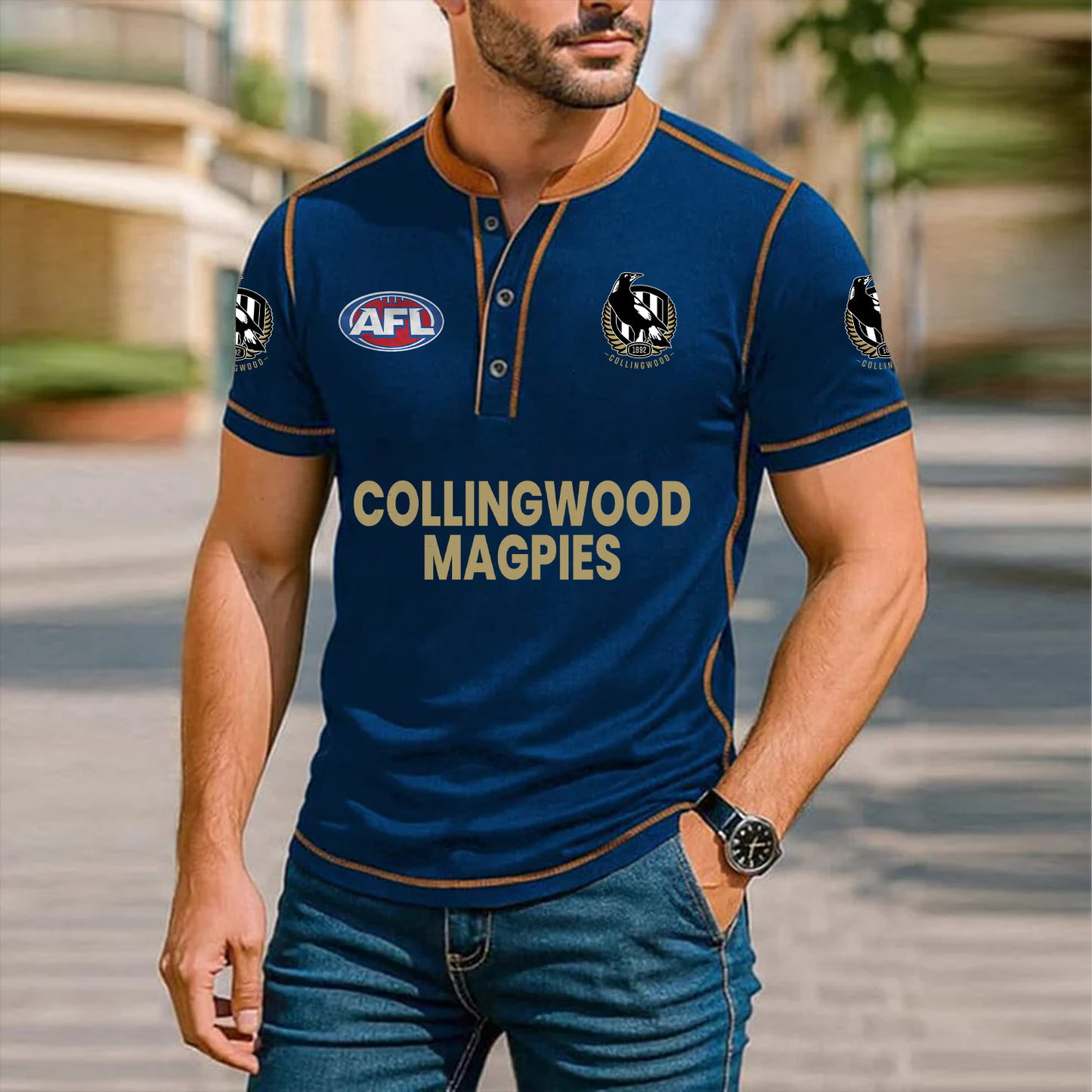 Premium AFL x COL Polo Tshirt NDT TDT