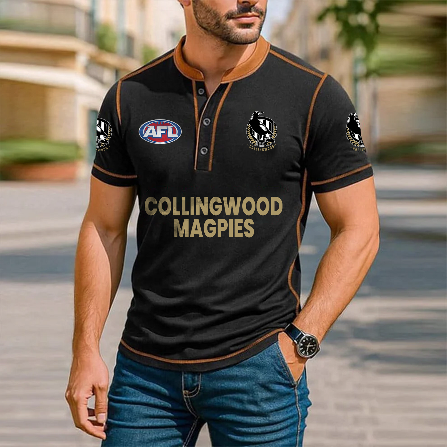 Premium AFL x COL Polo Tshirt NDT TDT
