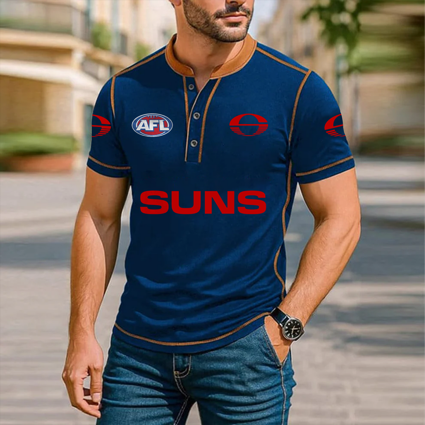 Premium AFL x GCS Polo Tshirt NDT TDT