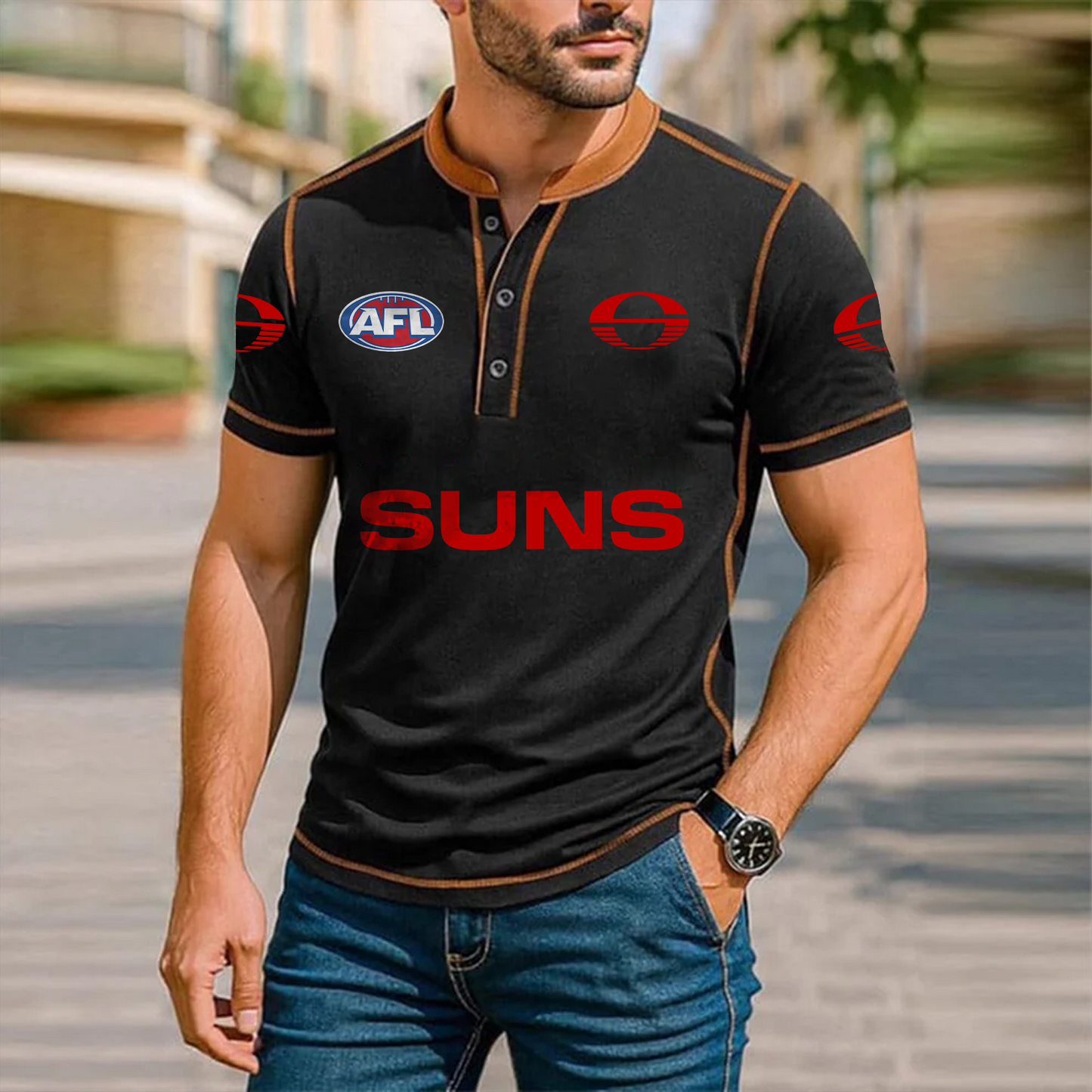 Premium AFL x GCS Polo Tshirt NDT TDT