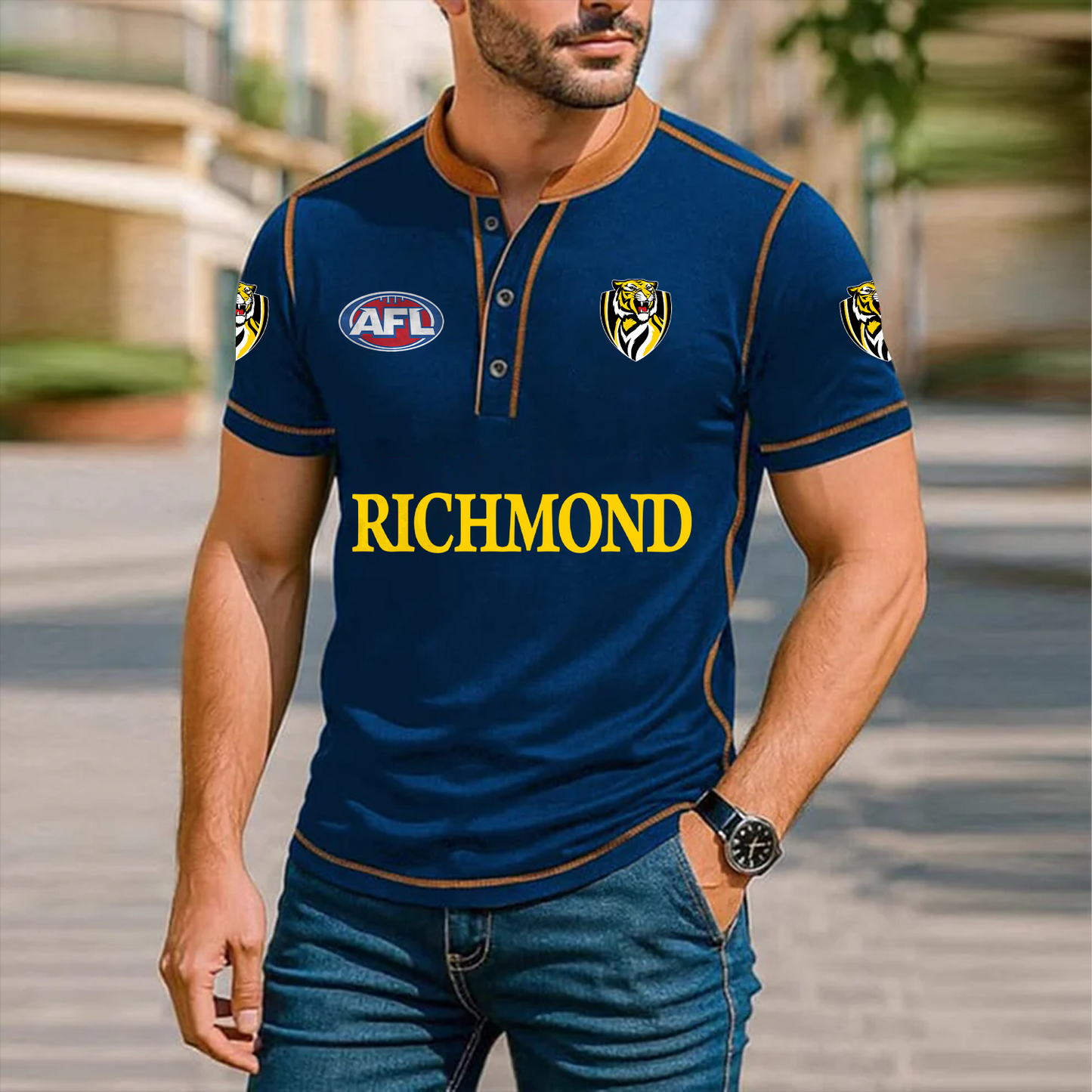 Premium AFL x RIC Polo Tshirt NDT TDT