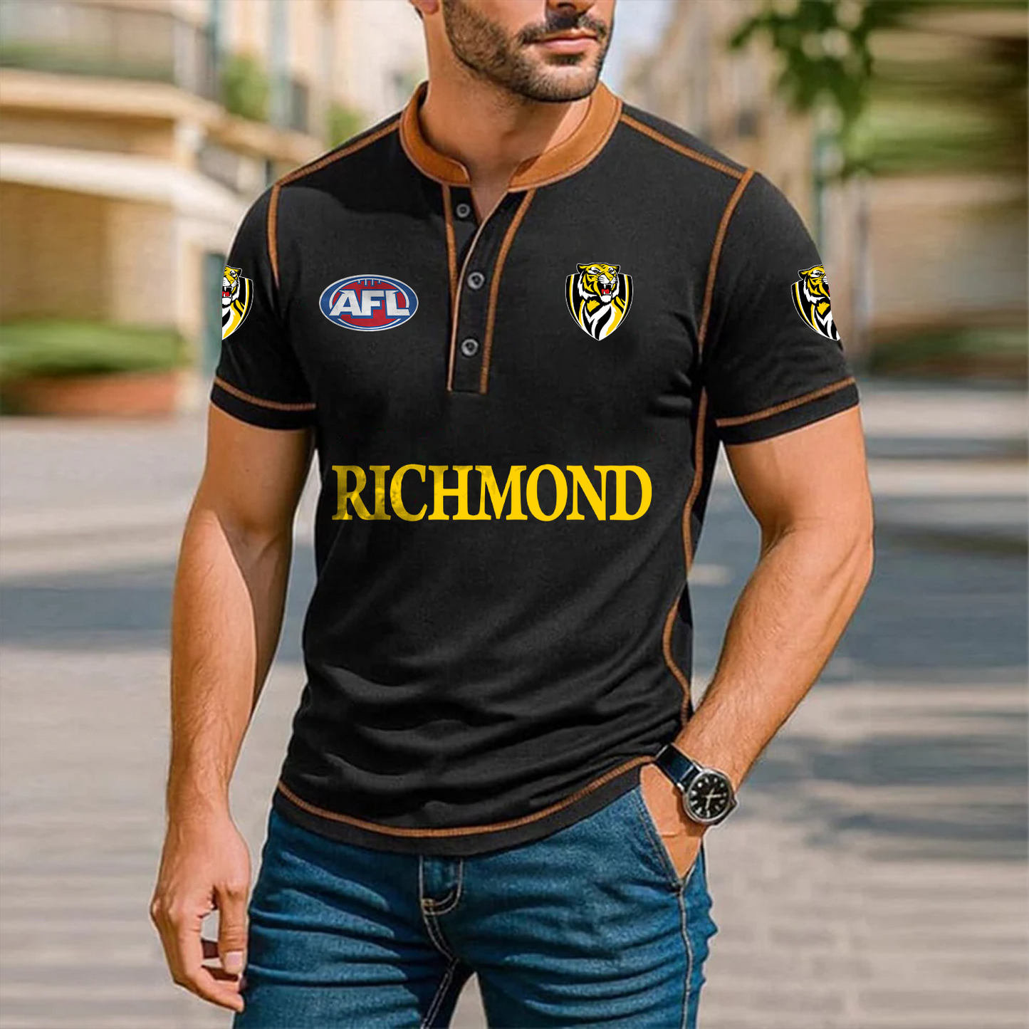 Premium AFL x RIC Polo Tshirt NDT TDT