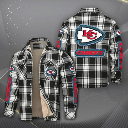 PREMIUM CLASSIC NFL X KCC Casual Cotton Fleece Jackets  NDT TDT