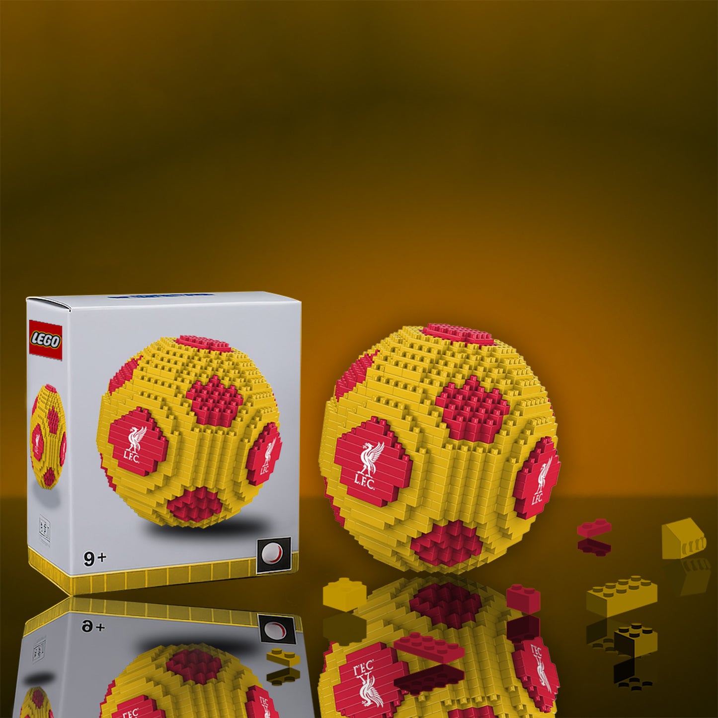 PREMIUM EPL  X LVP 3D FOOTBALL BUILDING BLOCK FOR FAN NDT LVH