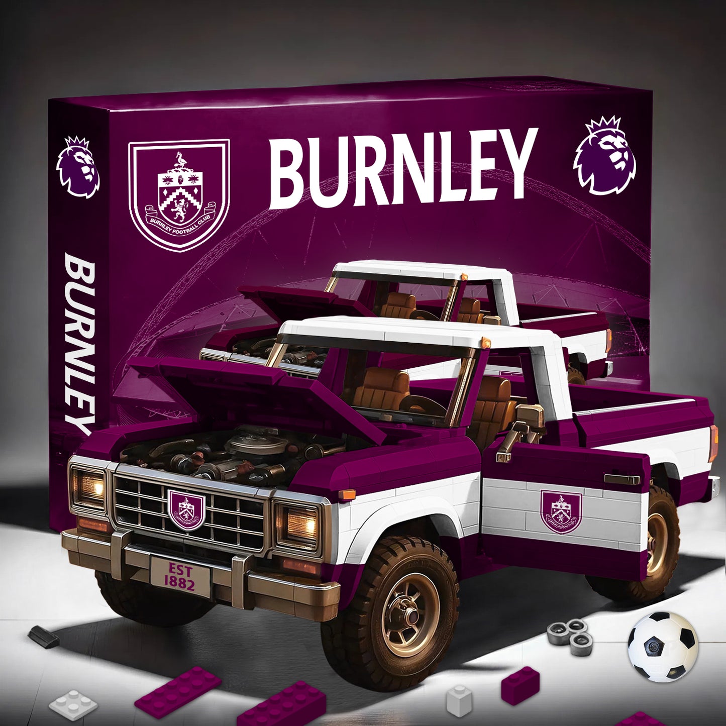 PREMIUM EPL X BUR 3D Building Blocks Truck Ford Car Model Set NDT NHM
