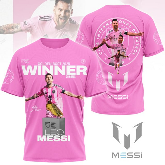 Premium MLS LNM Golden Boot 2025 Winner T-shirt V9 NMD TTV